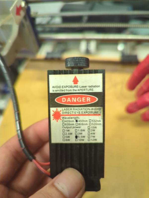 Le module laser LED